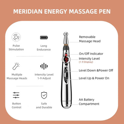 Electronic Acupuncture Pen | Meridian Massager For Pain Relief