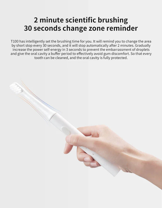 Electric Sonic Toothbrush - Waterproof and USB Rechargeable