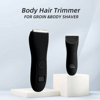 Men's Body Hair Trimmer And Women's Shaver With Bikini Attachment