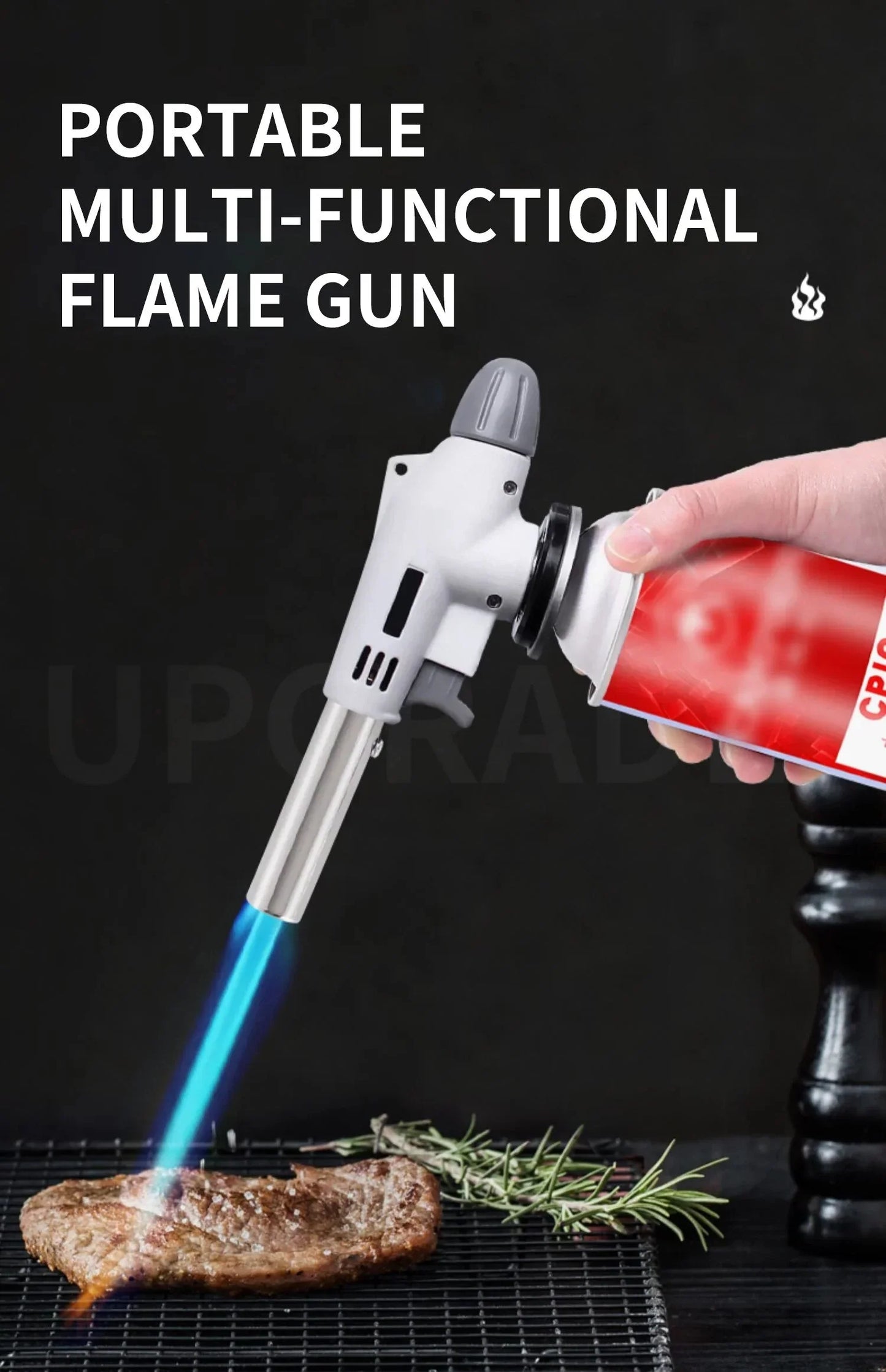Portable Butane Gas Burner - Perfect For BBQ , Camping & Kitchen