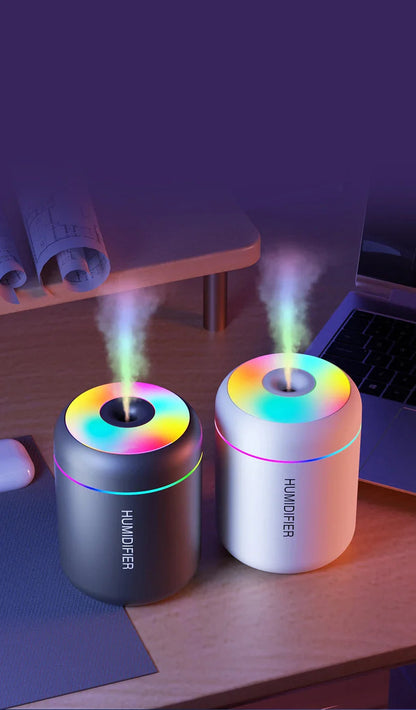 Compact Humidifier With Aromatherapy USB Powered For Car And Bedroom