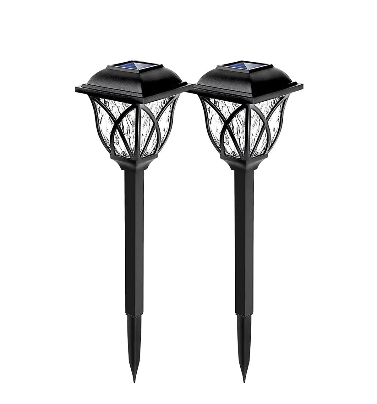 Solar Garden Lighting with Natural Charm - Elegant Lamps for Outdoors