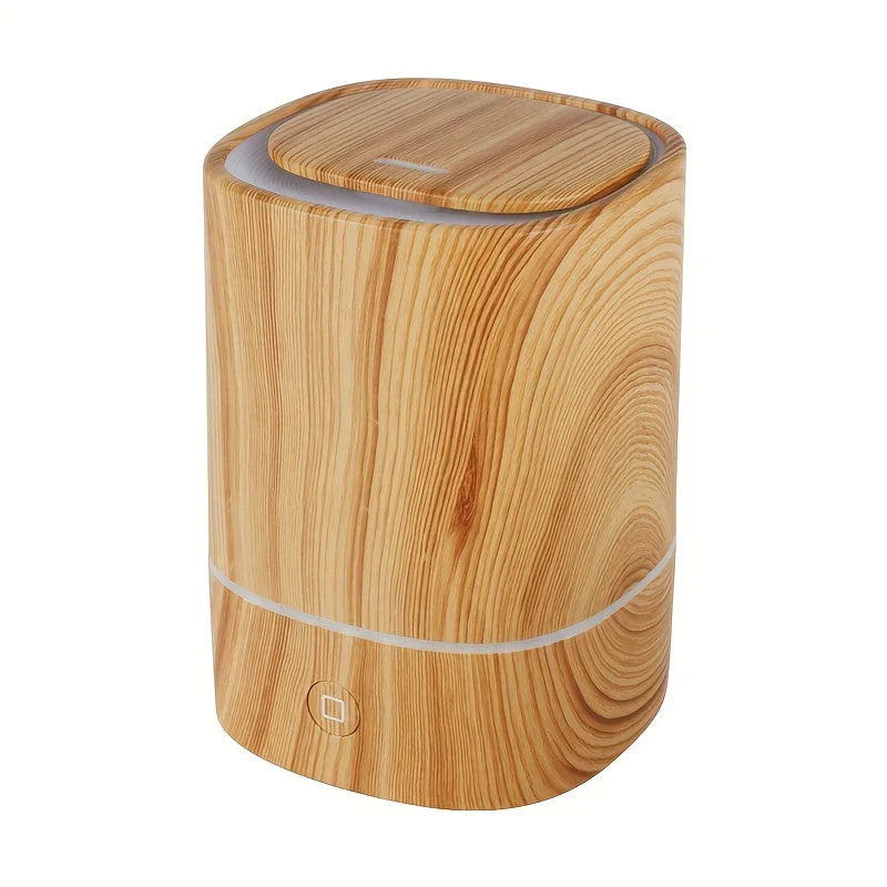 Ultrasonic Humidifier with Wooden Look - Quiet Aroma Diffuser with Led & Automatic Switch - Off