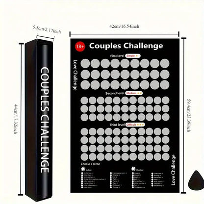 Love Challenge Scratch Cards For Couples