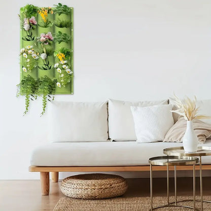 Felt Plant Bag for Vertical Wall Mounting - Three - Dimensional , Non - Woven Plant Bag
