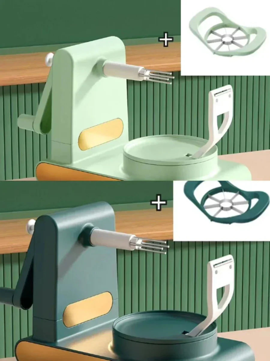 Simple Vegetable And Fruit Peeler With Hand Crank - For Effortless Peeling
