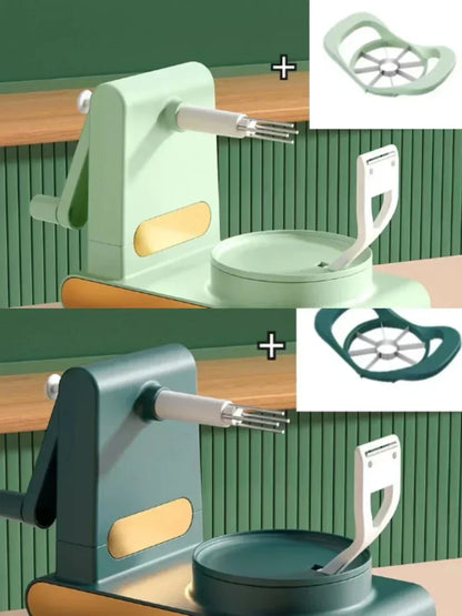 Simple Vegetable And Fruit Peeler With Hand Crank - For Effortless Peeling