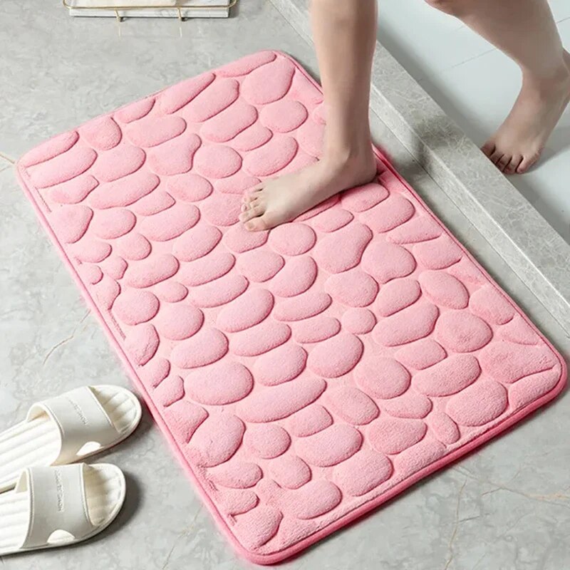 Memory Foam Non - Slip Bath Mat And Living Mat