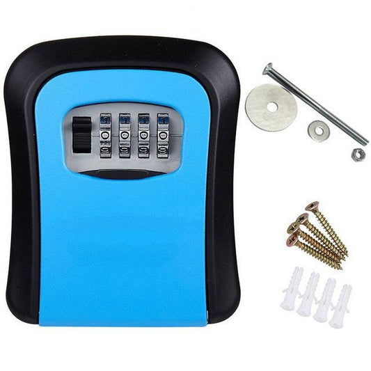 Secure Central Key Box - Weatherproof Key Safe with Code