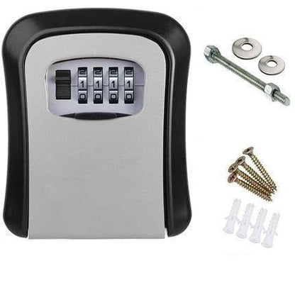 Secure Central Key Box - Weatherproof Key Safe with Code