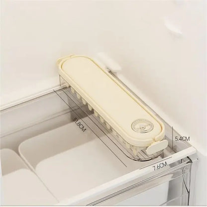 Stackable Freshness Containers with Freshness Valve - Storage Solutions for Food in the Refrigerator - Set of 4