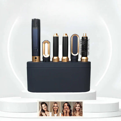 5-in-1 Hair Straightener And Styler  With Ion Technology For Shiny Hair