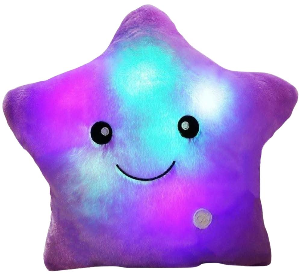 Luminous Star Cushion - Cosy Led Fabric Cushion With Colour Change And Cute Design