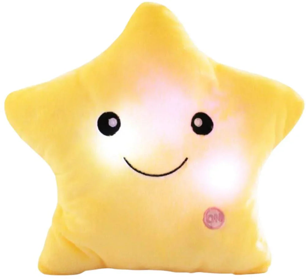 Luminous Star Cushion - Cosy Led Fabric Cushion With Colour Change And Cute Design