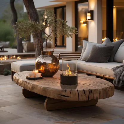 Modern Portable Table Fire Lantern