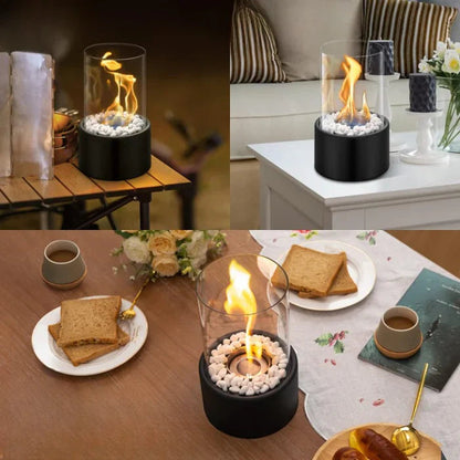 Modern Portable Table Fire Lantern