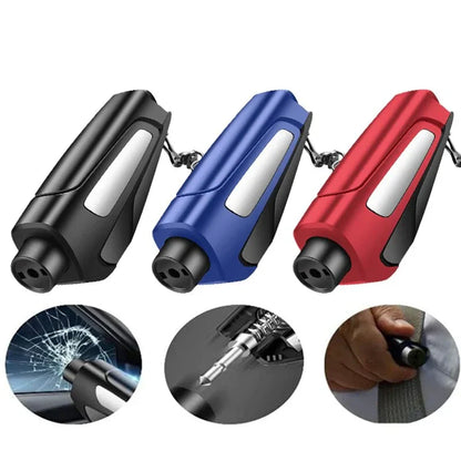 Emergency Car Hammer with Belt Cutter - Compact Safety Hammer for Rescue & Escape