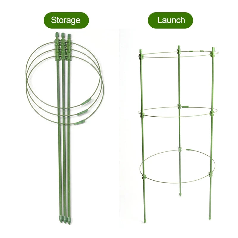 Climbing Frame for Plants - Stable Support Ring Frame for Climbing Plants