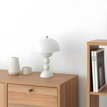 Modern Table Lamp in Scandinavian Design with Gold Accents