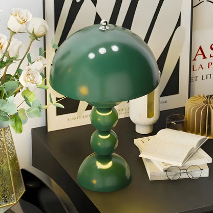 Modern Table Lamp in Scandinavian Design with Gold Accents