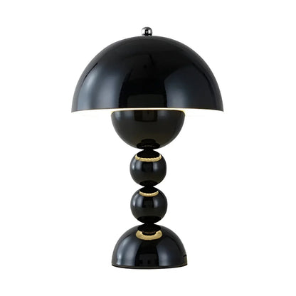 Modern Table Lamp in Scandinavian Design with Gold Accents