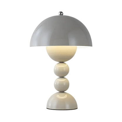 Modern Table Lamp in Scandinavian Design with Gold Accents