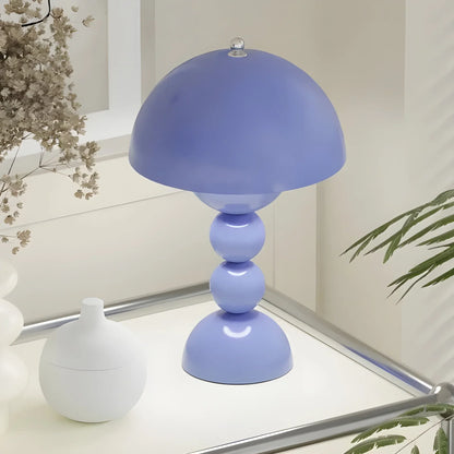 Modern Table Lamp in Scandinavian Design with Gold Accents