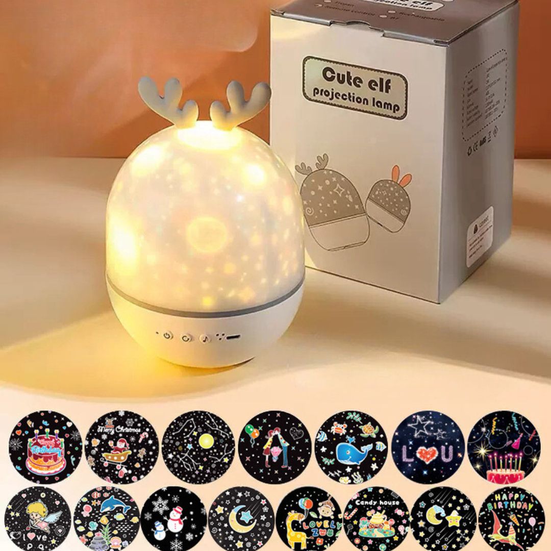 Magical Children's Room Lamp With Star Effect