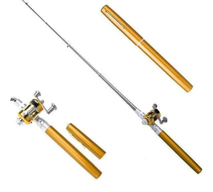 Compact Fishing Set with Telescopic Rod - Portable Fishing Rod for Travelling