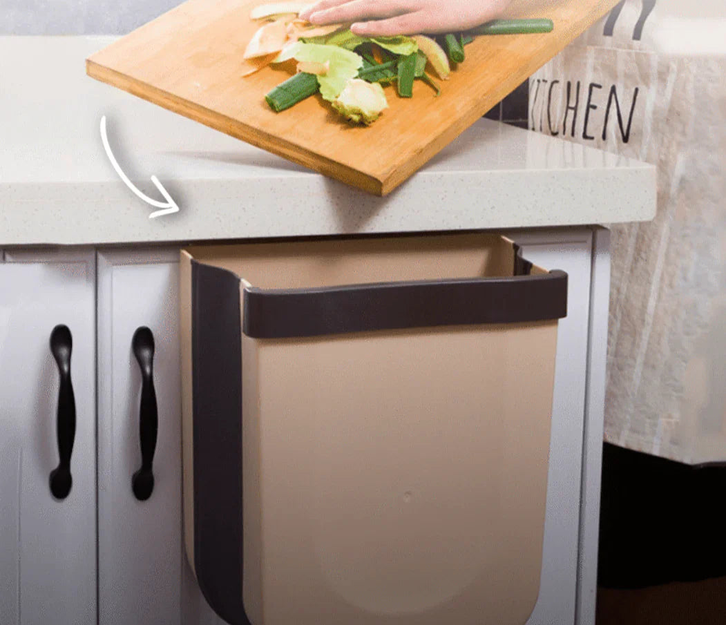 Practical Wall - Mounted Waste Bin - Foldable Waste Bin for the Kitchen