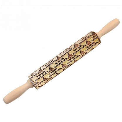 Engraved Pastry Roller For Creative Patterns