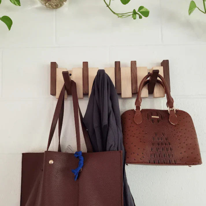 Wooden Piano Hook Rack