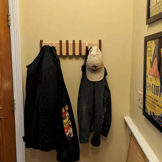 Wooden Piano Hook Rack