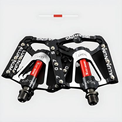 Robust Light Metal Bicycle Pedals With Non - Slip Grip