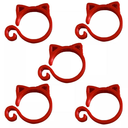 Cat - Shaped Plant Clip - Cute Plant Support for Garden and Houseplants