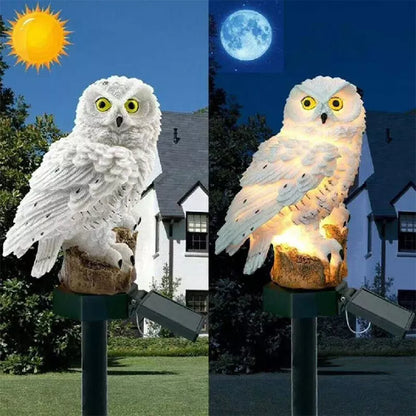 Solar Garden Light Owl - Led Outdoor Light For Garden Patio And Balcony  Weatherproof