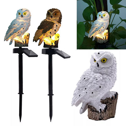 Solar Garden Light Owl - Led Outdoor Light For Garden Patio And Balcony  Weatherproof
