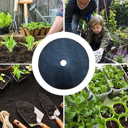 Weed Fleece Tree Disc - Breathable Root Protection Mat for Garden and Plants