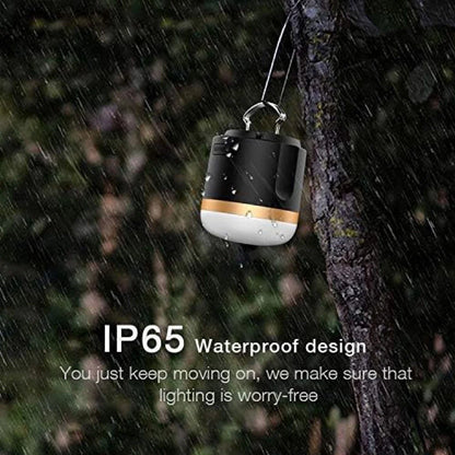 Portable Led Camping Lamp With Power Bank - Rechargeable Usb Connection  For Outdoor  Emergencies