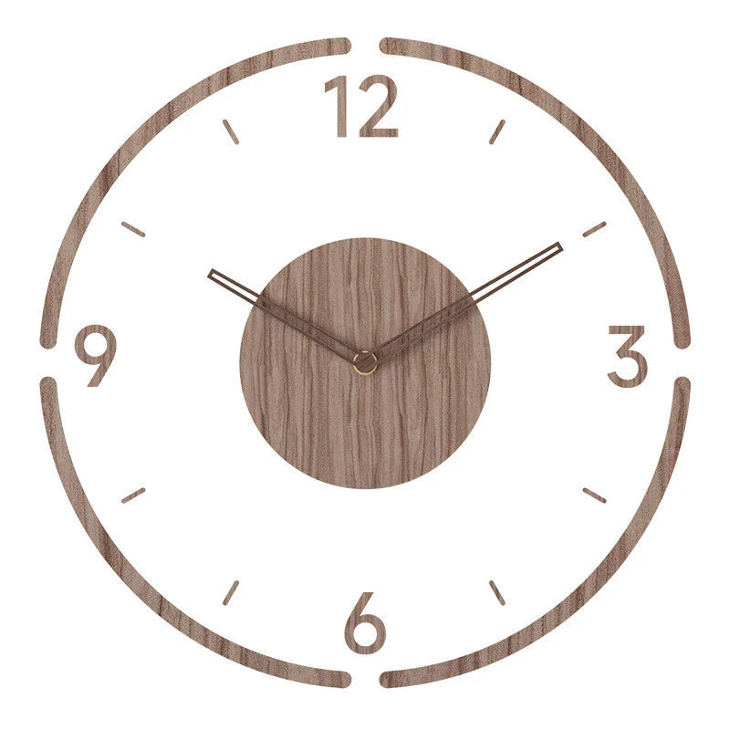 Nordic design wooden wall clock