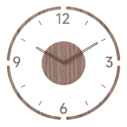 Nordic design wooden wall clock