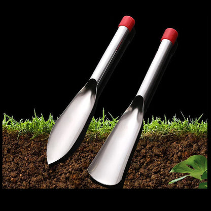 Stainless Steel Weed Cutters and Digging Tools - Garden Tools with Wooden Handles