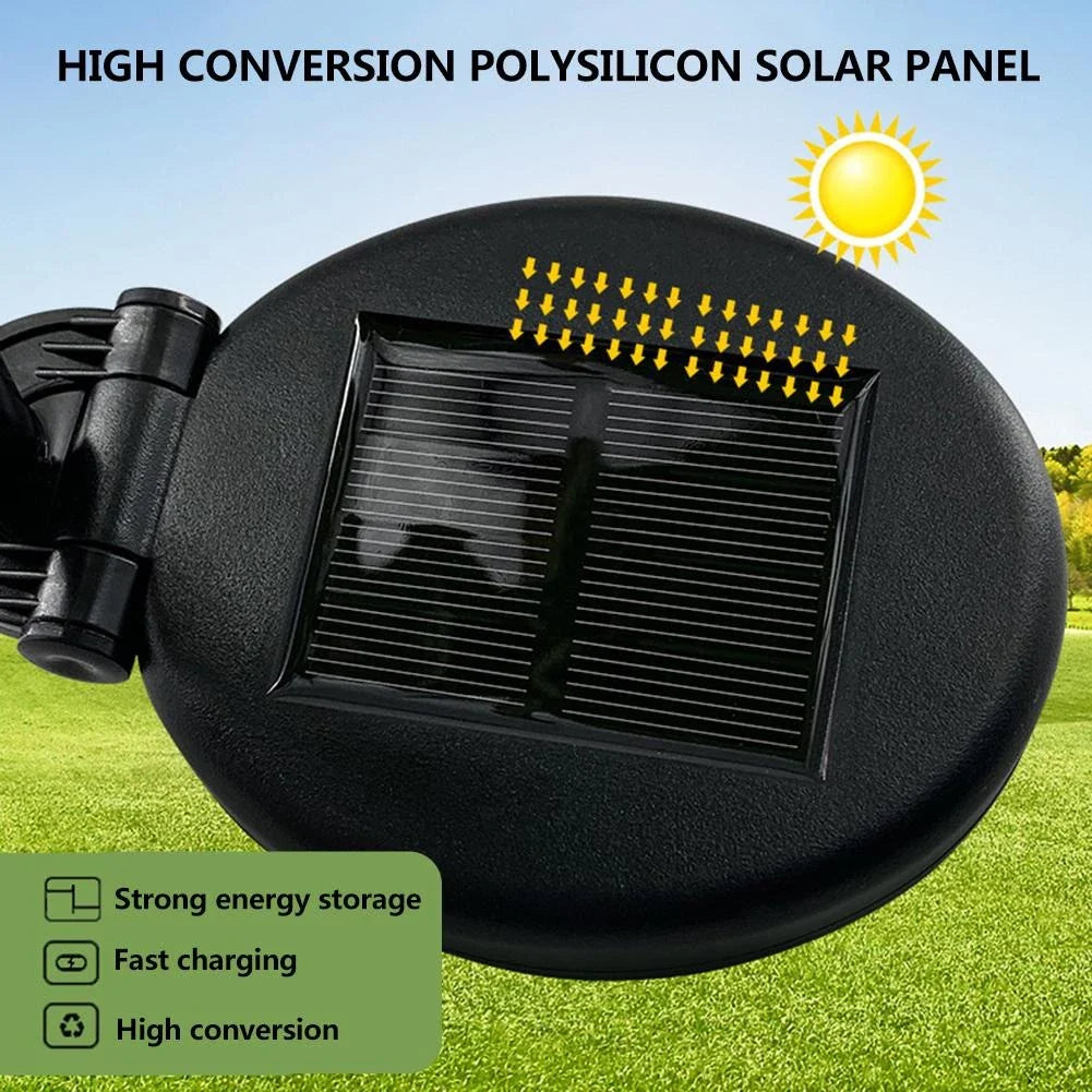 Solar - Powered Rose Lights - Garden Plug with Solar Panel for Decorative Lighting