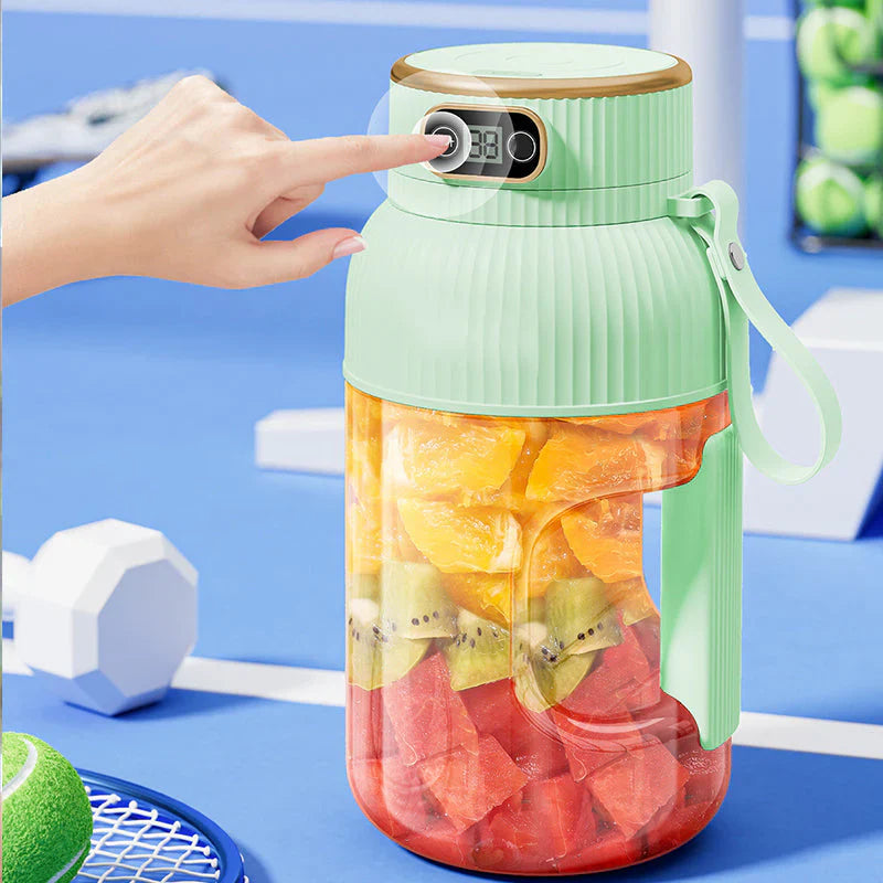 Portable Multifunctional Blender With Double Lid And USB Charging Function - For Smoothies And Food Storage