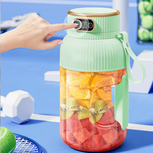Portable Multifunctional Blender With Double Lid And USB Charging Function - For Smoothies And Food Storage