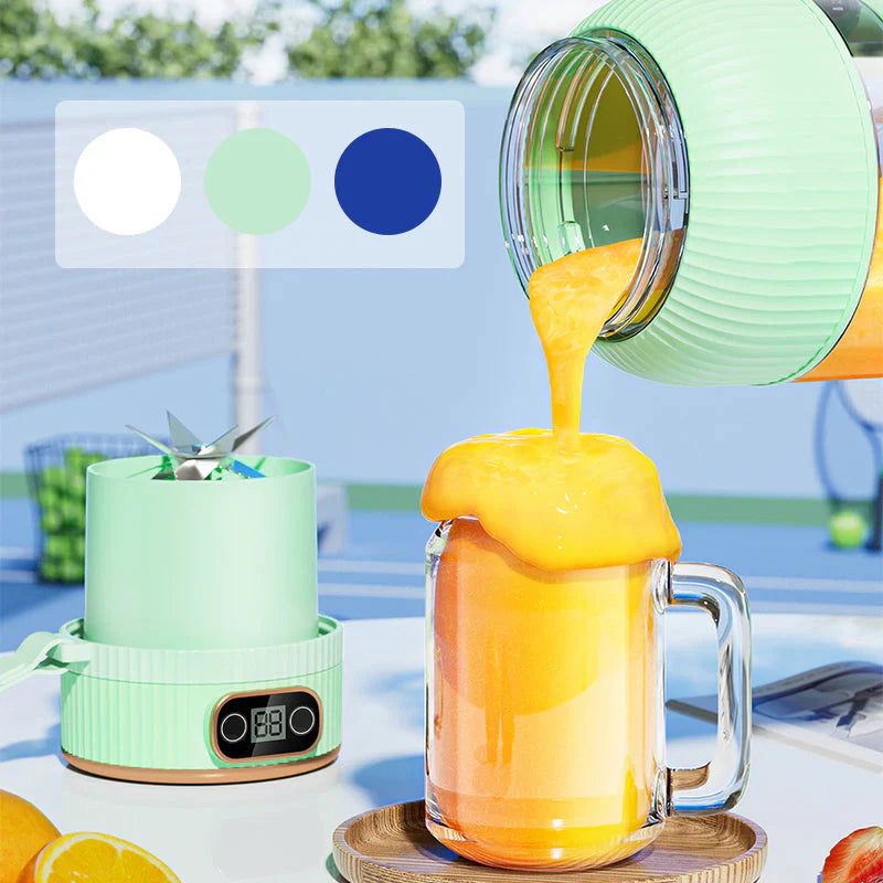 Portable Multifunctional Blender With Double Lid And USB Charging Function - For Smoothies And Food Storage