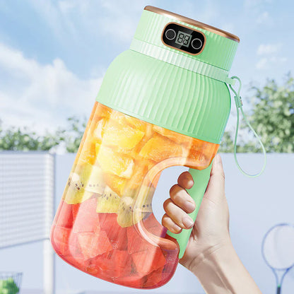 Portable Multifunctional Blender With Double Lid And USB Charging Function - For Smoothies And Food Storage