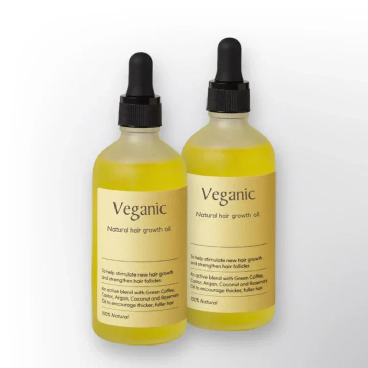 Vegan Hair Growth Oil Natural Booster for Healthy Hair Growth