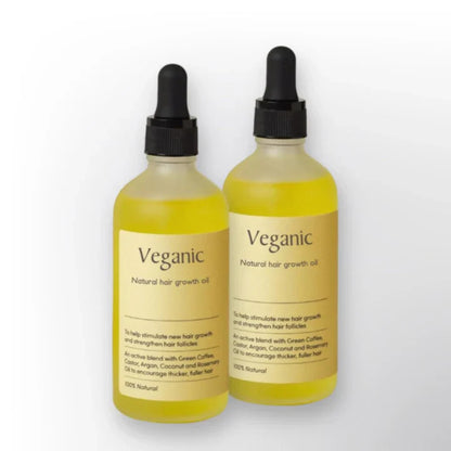 Vegan Hair Growth Oil Natural Booster for Healthy Hair Growth