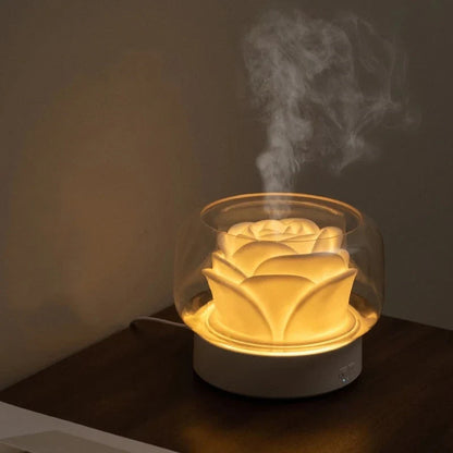 Aromatherapy Humidifier - Elegant Ultrasonic Diffuser with Led & Scented Oil Function